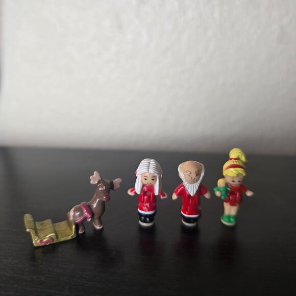 Vintage Polly Pocket Bluebird 1993 Holiday Toy Shop Replacement Figures - Picture 1 of 7